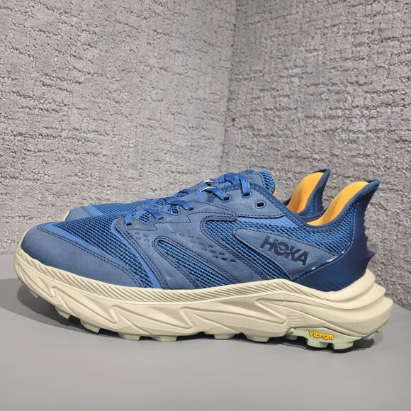 Hoka One One Anacapa 2 Freedom Men's Size US 12D Foggy Night Milk Hiking Shoes.